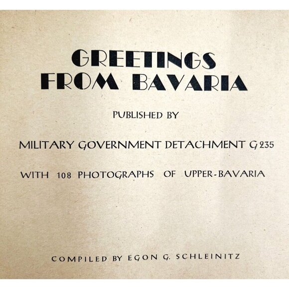 Pictures Of Bavaria 1914 Military WW1 Photograph Booklet For US Troops RARE HBS - Picture 4 of 9
